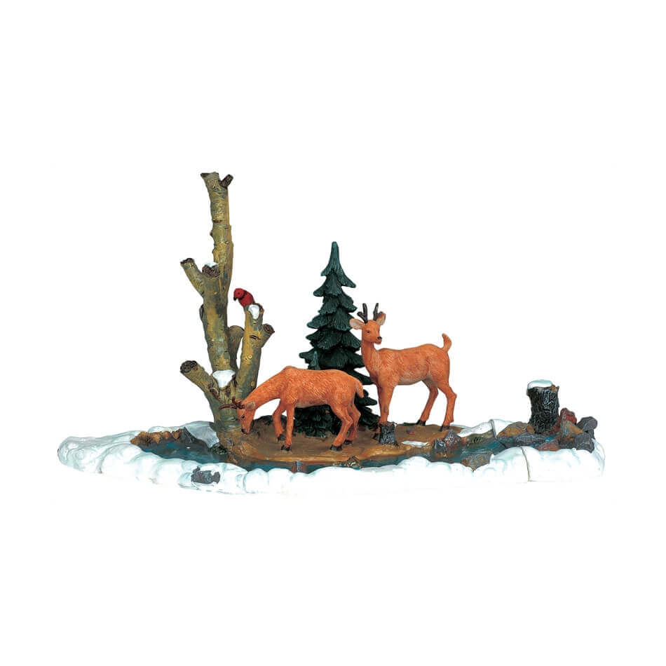 LEMAX Feeding Deer #03327